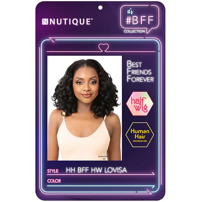 Nutique BFF Human Hair Blend Half Wig - LOVISA - Image 4