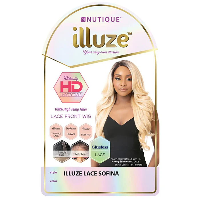 It's a Wig Nutique Illuze HD lace Front Wig Synthetic Hair - SOFINA - Image 4