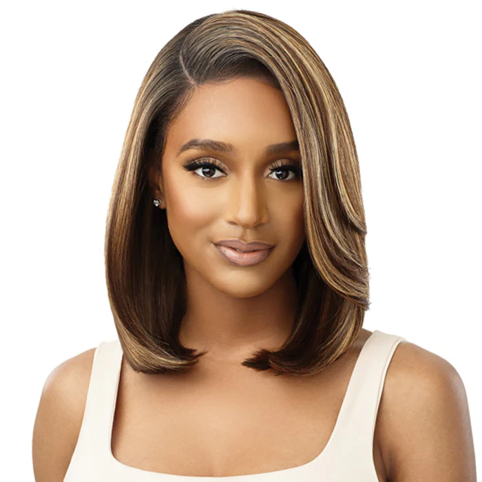 Outre 100% Human Hair Blend HD 360 Edge 13X4 Lace Front Wig - NORVINA - Image 2