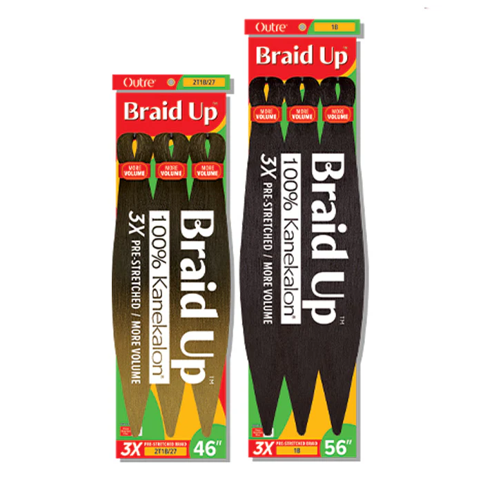 Outre Braid Up Crochet Braid - PRE-STRETCHED BRAID 3X 46", 56" - Image 4