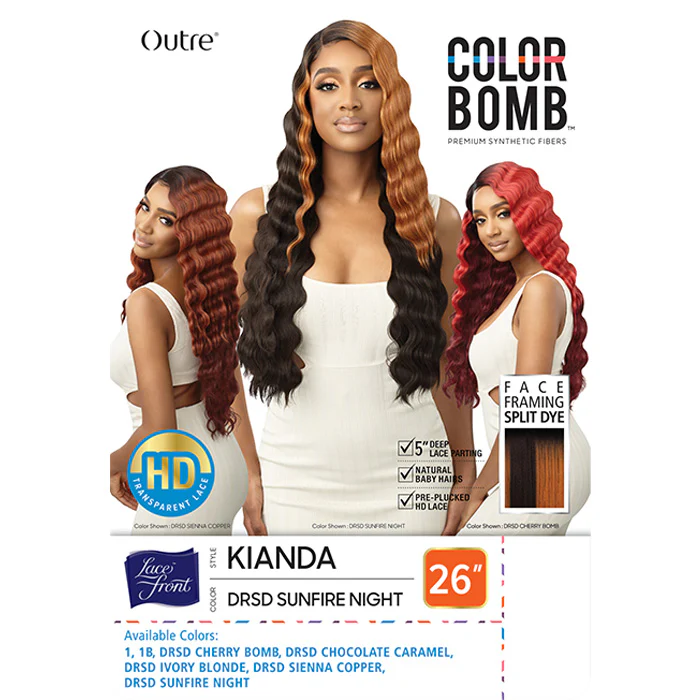 Outre Color Bomb 5" Deep Part HD Lace Front Wig - KIANDA - Image 6