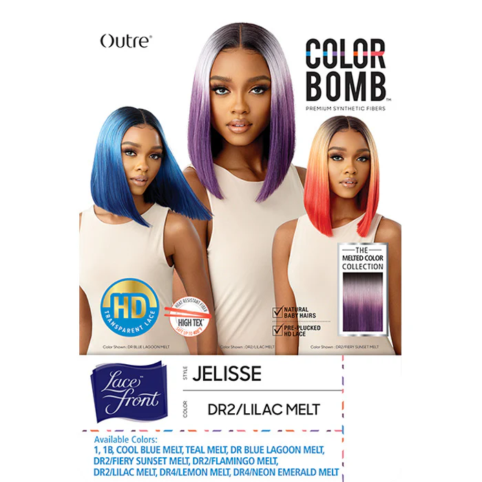Outre Color Bomb HD Transparent Lace Front Wig - JELISSE - Image 4