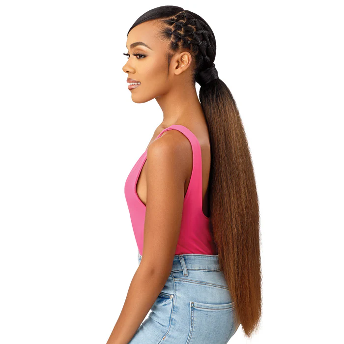 Outre Converti Cap + Wrap Pony Deluxe Cap Half Wig - BOLD & IRRESISTIBLE - Image 4