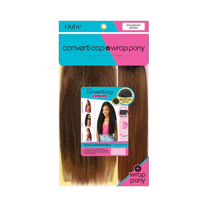 Outre Converti Cap + Wrap Pony Deluxe Cap Half Wig - BOLD & IRRESISTIBLE - Image 7