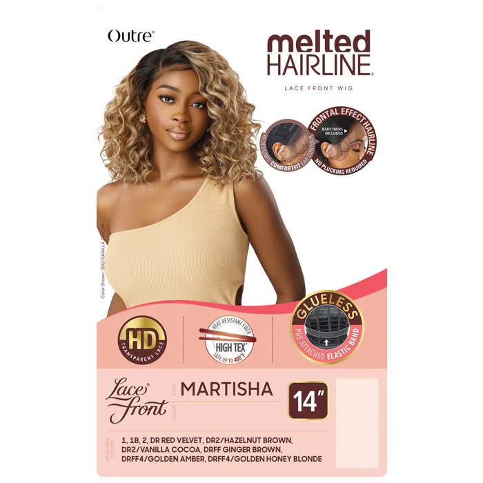 Outre Melted Hairline Glueless HD Lace Front Wig - MARTISHA - Image 4