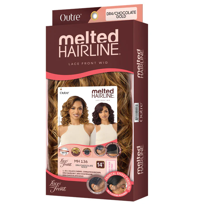 Outre Melted Hairline Glueless HD Lace Part Front Wig - MH 136 - Image 4
