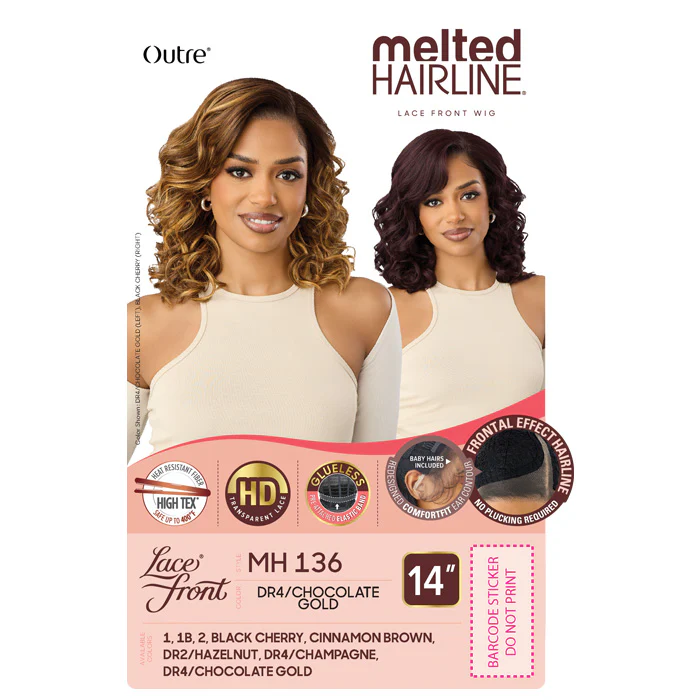 Outre Melted Hairline Glueless HD Lace Part Front Wig - MH 136 - Image 5