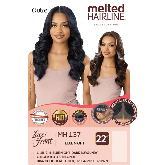 Outre Melted Hairline Glueless HD Lace Part Front Wig - MH 137 - Image 6