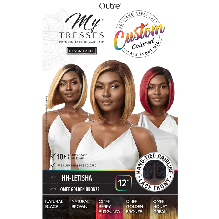 Outre Mytresses 100% Unprocessed Human Hair Custom Colored HD Lace Front Wig - HH LETISHA - Image 4