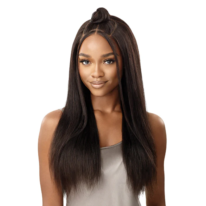 Outre Mytresses 100% Unprocessed Human Hair HD 13X4 Lace Front Wig - VIRGIN STRAIGHT 26 - Image 2