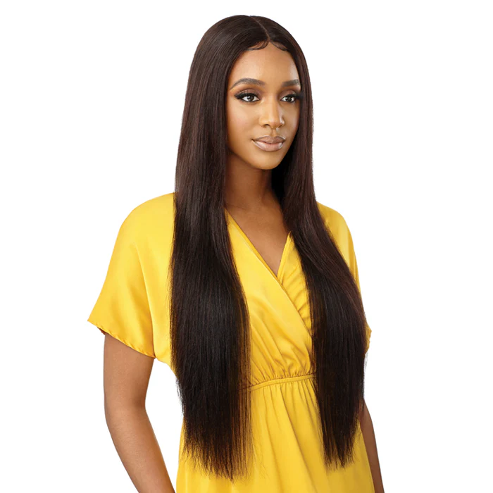 Outre Mytresses 100% Unprocessed Human Hair HD Lace Front Wig - NATURAL STRAIGHT 34 - Image 2