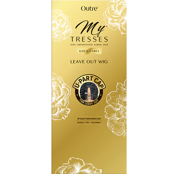 Outre Mytresses 100% Unprocessed Human Hair Leave Out U Part Cap Wig - DOMINICAN STRAIGHT 20 - Image 5