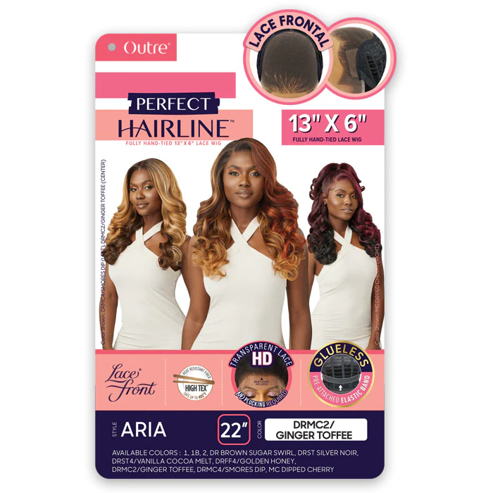 Outre Perfect Hairline Glueless 13X6 Hand-Tied HD Lace Front Wig - ARIA - Image 4