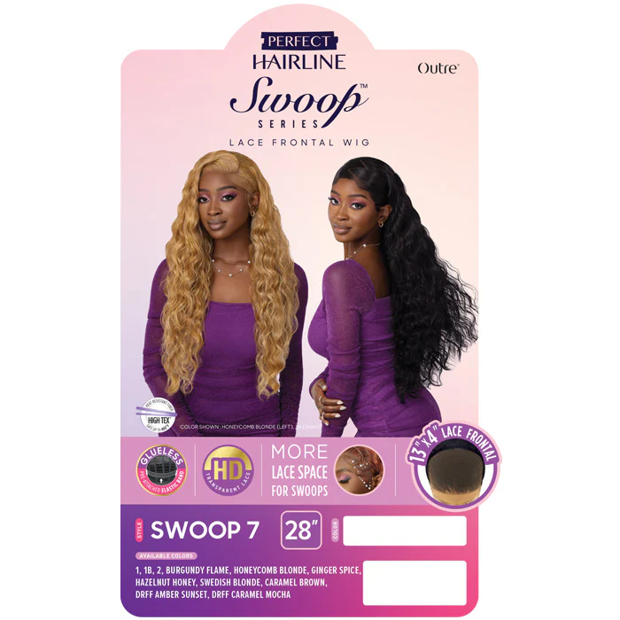 Outre Perfect Hairline Swoop Glueless 13x4 HD Lace Front Wig - SWOOP 7 - Image 4