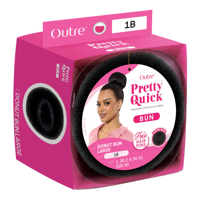 Outre Pretty Quick Bun Dome - DONUT BUN LARGE - Image 3