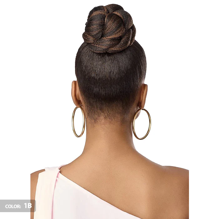 Outre Pretty Quick Bun Hair Piece - BRAID BUN - Image 4