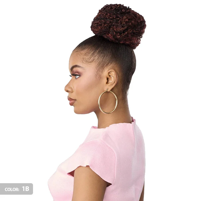 Outre Pretty Quick Bun Hair Piece - NATURAL CURLY BUN - Image 3