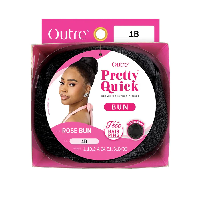 Outre Pretty Quick Dome Bun - ROSE BUN - Image 5