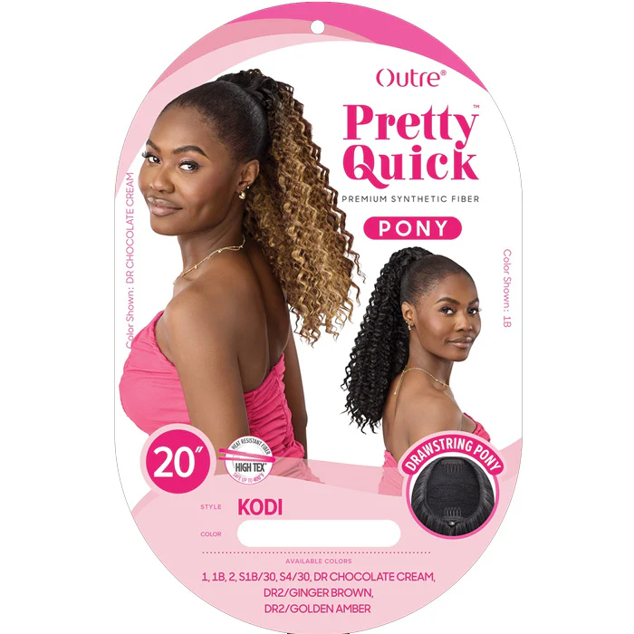 Outre Pretty Quick Pony Drawstring Ponytail - KODI - Image 5