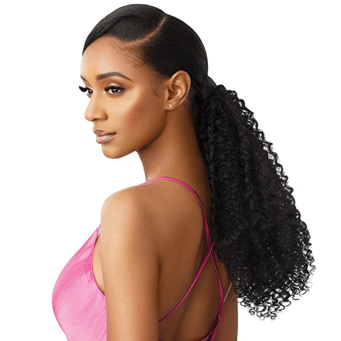 Outre Pretty Quick Wrap Around Ponytail Bulk Free - BOHEMIAN COILS 18" - Image 2