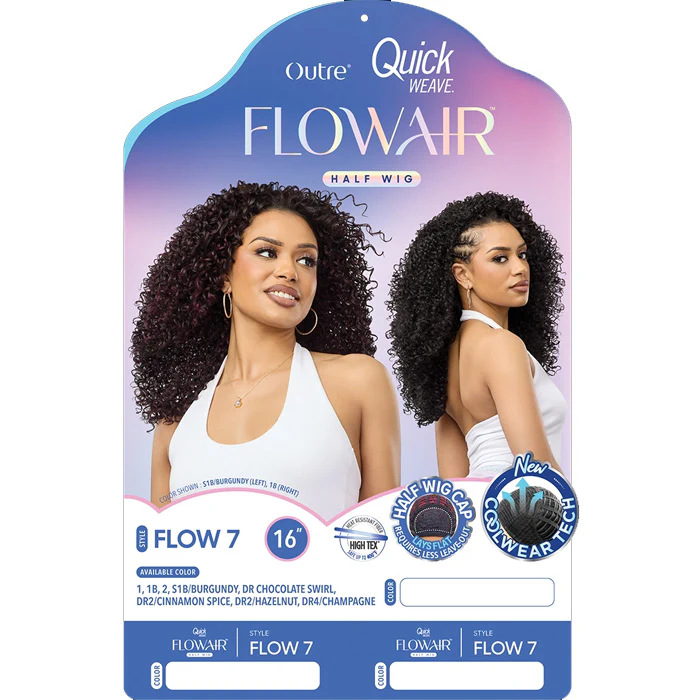 Outre Quick Weave Flow Air Half Wig - FLOW 7 - Image 6