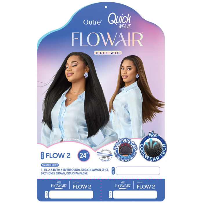 Outre Quick Weave Flowair Half Wig - FLOW 2 - Image 4