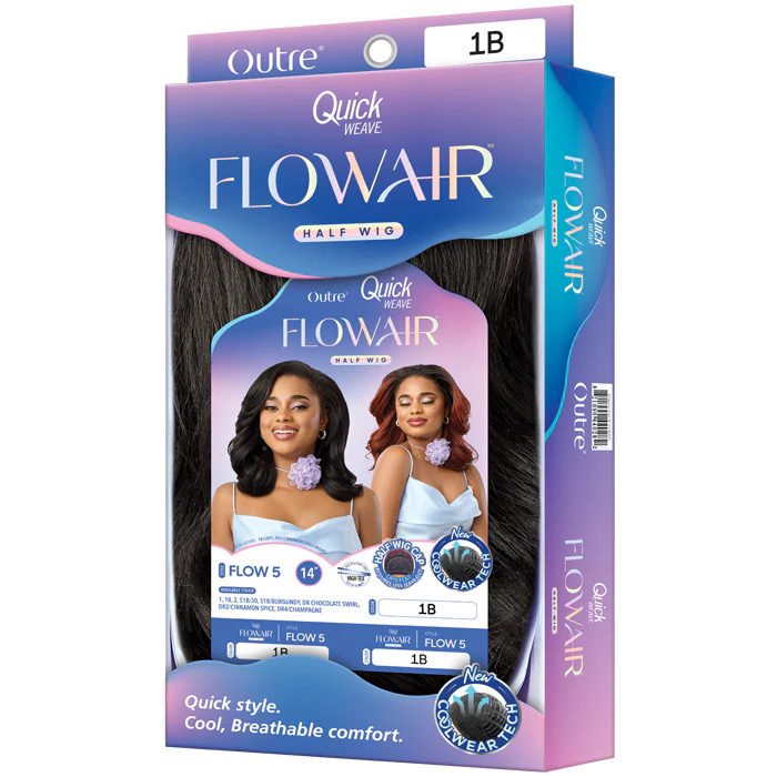 Outre Quick Weave Flowair Half Wig - FLOW 5 - Image 4