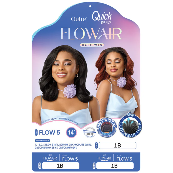 Outre Quick Weave Flowair Half Wig - FLOW 5 - Image 5