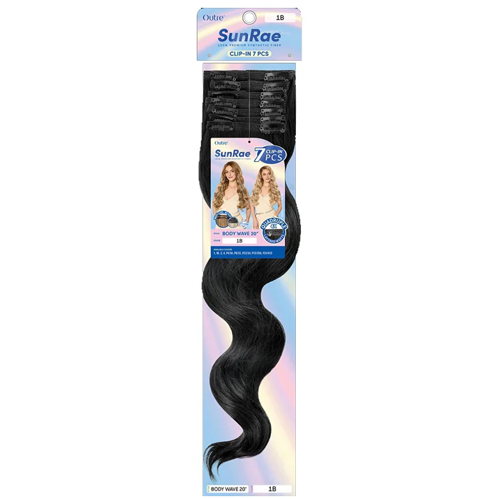 Outre SunRae 7 Clip-In Weave - BODY WAVE 20" - Image 5