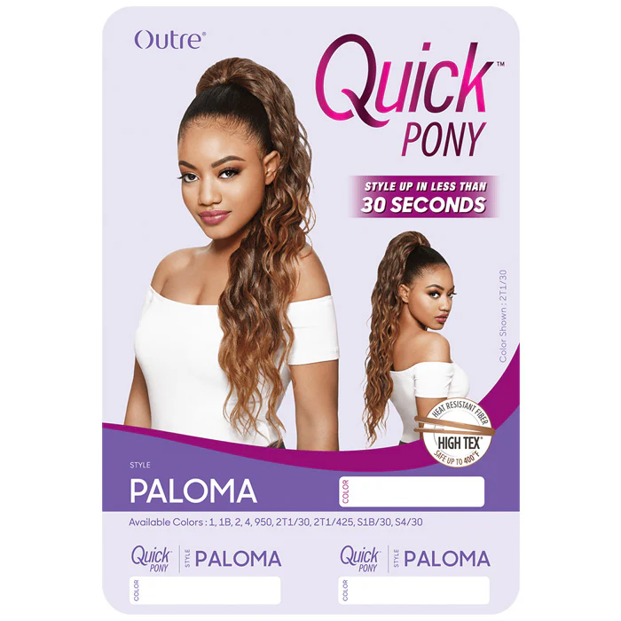 Outre Synthetic Hair Ponytail Quick Pony PALOMA - Image 3