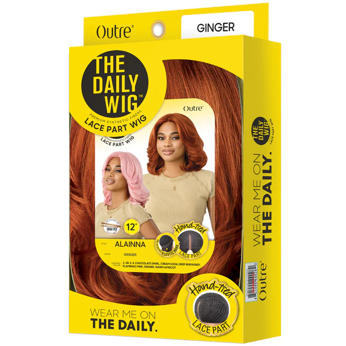 Outre The Daily Wig Hand-Tied Lace Part Wig - ALAINNA - Image 4