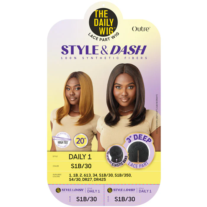 Outre The Daily Wig Style & Dash 3" Deep Lace Part Wig - DAILY 1 - Image 5