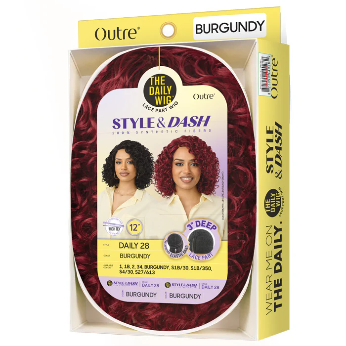 Outre The Daily Wig Style & Dash 3" Deep Lace Part Wig - DAILY 28 - Image 4