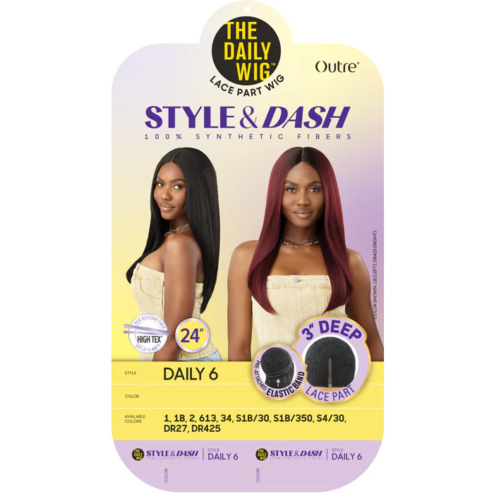 Outre The Daily Wig Style & Dash 3" Deep Lace Part Wig - DAILY 6 - Image 5