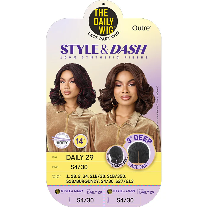 Outre The Daily Wig Style & Dash Glueless Lace Part Wig - DAILY 29 - Image 6