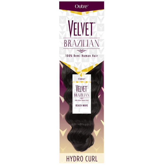 Outre Velvet Brazilian 100% Remi Human Hair Weave - HYDRO CURL 10-18" - Image 5