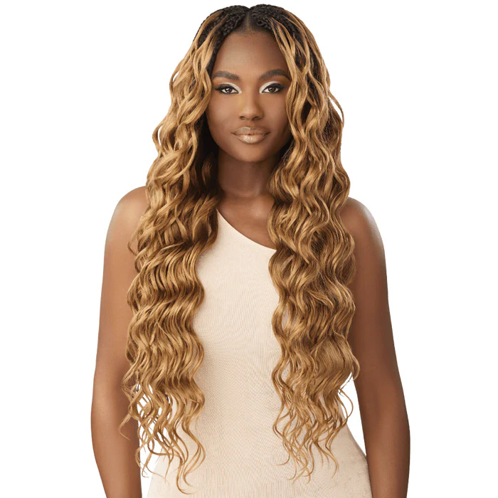 Outre X-Pression Twisted Up Pre-Loop Crochet Braid - BOHO WET & WAVY VIBE OCEAN BRAID 24" 3X