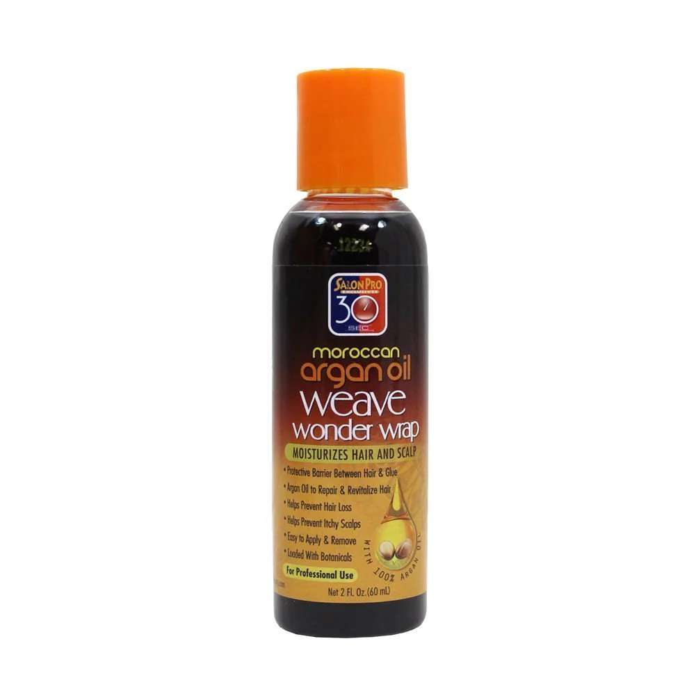 Salon Pro 30 Sec Moroccan Argan Oil Weave Wonder Wrap - DARK 2 oz