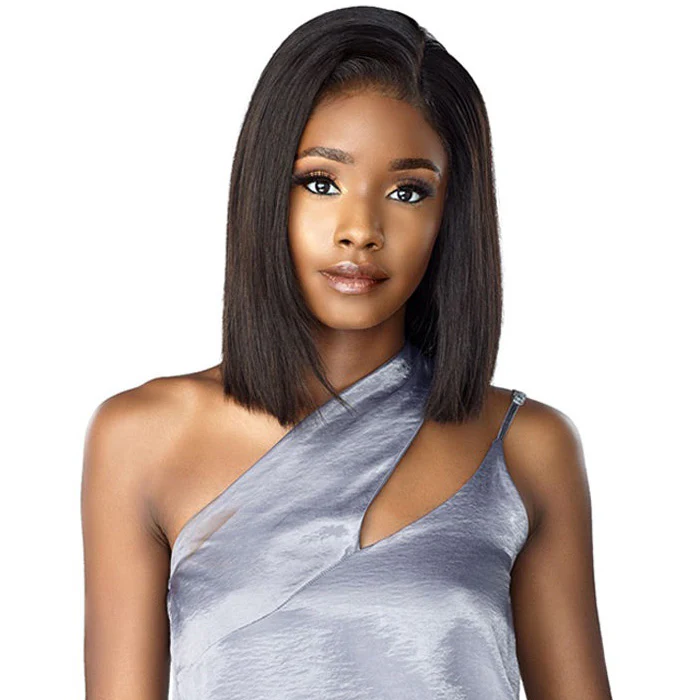 Sensationnel 12A Swiss 100% Virgin Human Hair Full Lace Wig - STRAIGHT 14" - Image 3