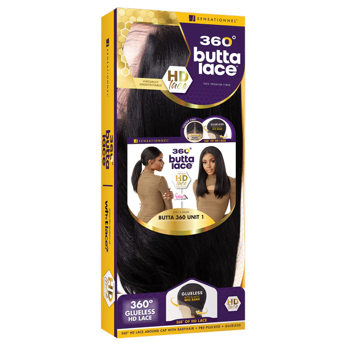 Sensationnel 360 Butta Lace Glueless Pre-Plucked 360 HD Lace All Around Wig - BUTTA 360 UNIT 1 - Image 6