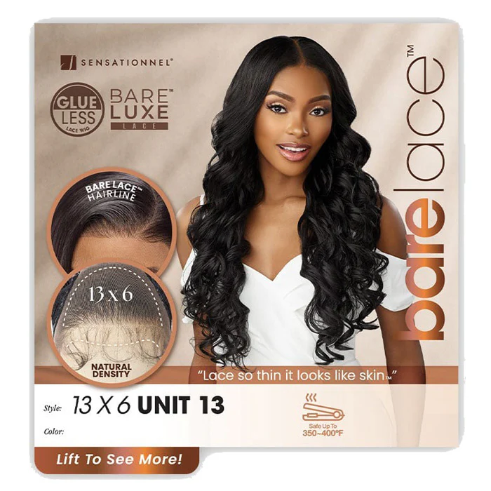 Sensationnel Bare Luxe Glueless 13x6 Lace Front Wig - 13X6 UNIT 12 - Image 8