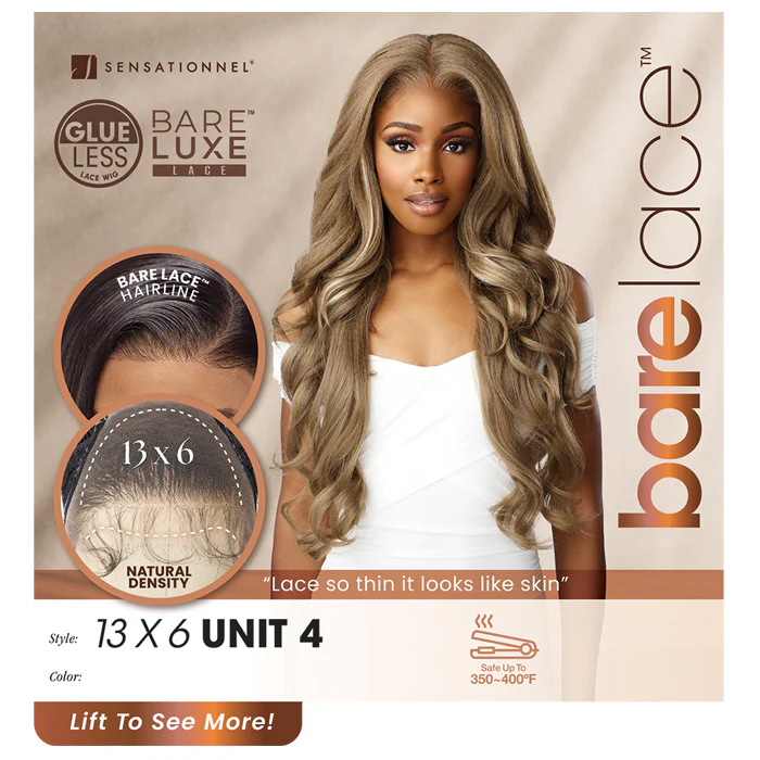 Sensationnel Bare Lace Glueless Extra Transparent Luxe 13X6 Lace Front Wig - 13X6 UNIT 4 - Image 8