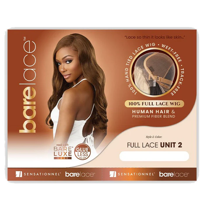 Sensationnel Bare Lace Glueless Human Hair Blend 100% Full Lace Wig - FULL LACE UNIT 1 - Image 5