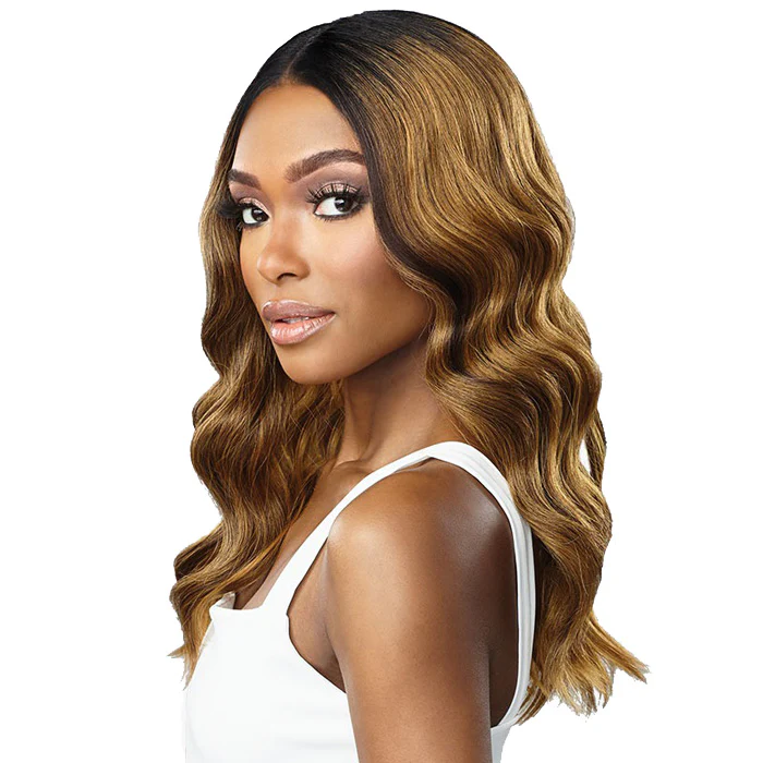 Sensationnel Butta Lace Human Hair Blend 5" Deep Parting HD Lace Front Wig - BEACH WAVE 20 - Image 4