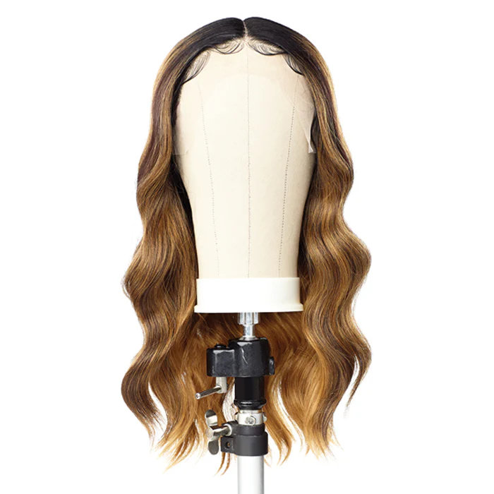 Sensationnel Butta Lace Human Hair Blend 5" Deep Parting HD Lace Front Wig - BEACH WAVE 20 - Image 6