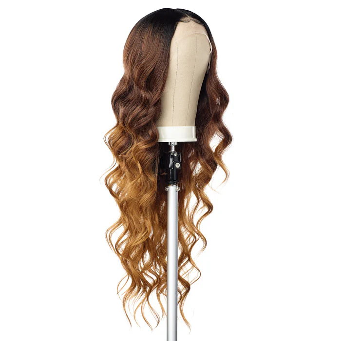 Sensationnel Butta Lace Human Hair Blend HD 5" Deep Parting Lace Front Front Wig - OCEAN WAVE 30" - Image 6