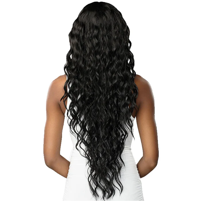 Sensationnel Butta Lace Human Hair Blend HD 5" Deep Parting Lace Front Wig - LOOSE CURLY 32 - Image 5