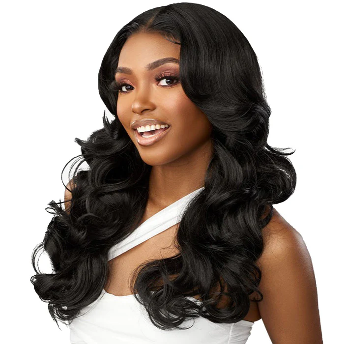 Sensationnel Butta Lace Human Hair Blend HD 5" Deep  Parting Lace Front Wig - VOLUME CURL 22" - Image 2
