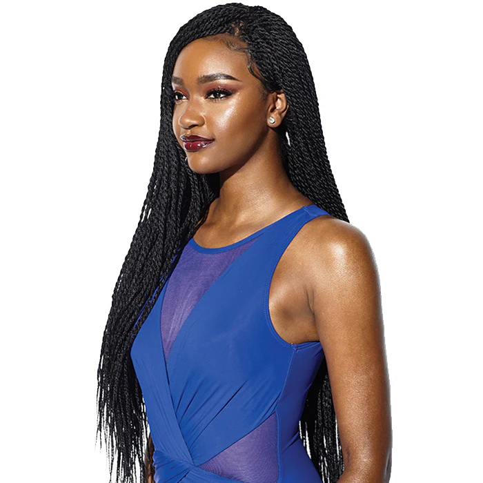 Sensationnel Cloud 9 Ruwa Swiss 4x4 Hand-Braided Lace Front Wig - SENEGAL TWIST 32" - Image 4