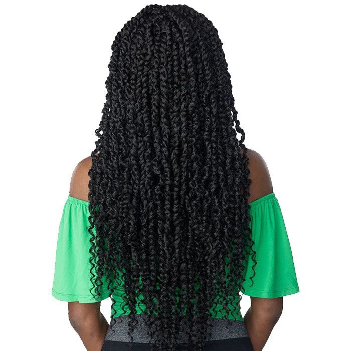 Sensationnel Cloud 9 Swiss Lace 100% Hand-Braided 4x4 Lace Part Wig - PASSION TWIST 28" - Image 6